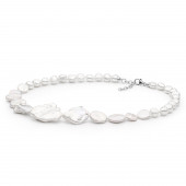 Colier perle naturale baroque si argint DiAmanti 212-06-G